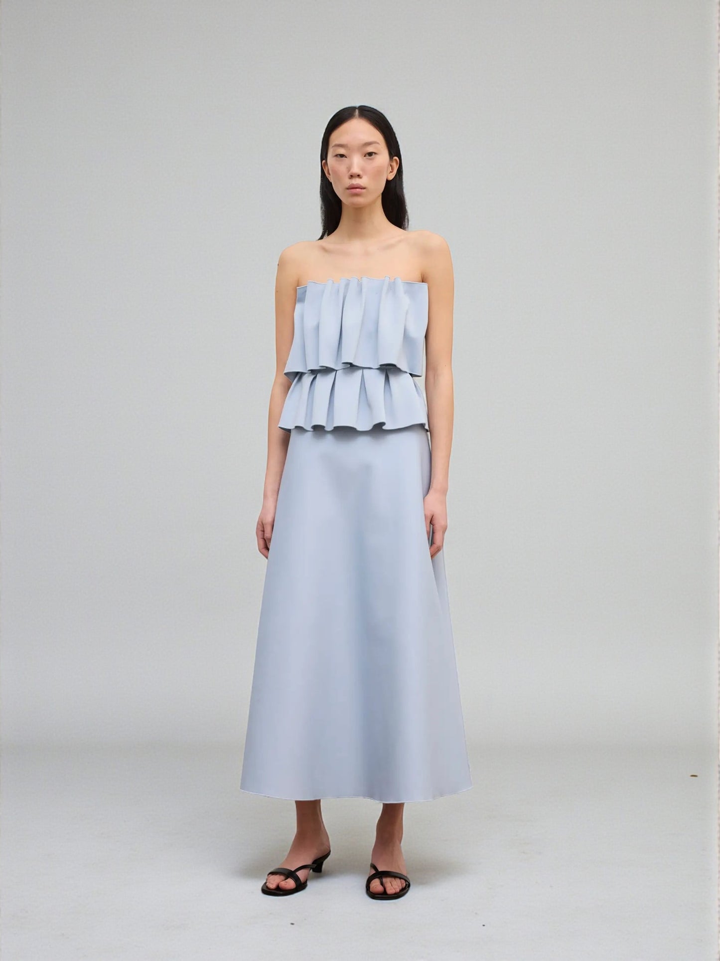 Midikleid in Hellblau