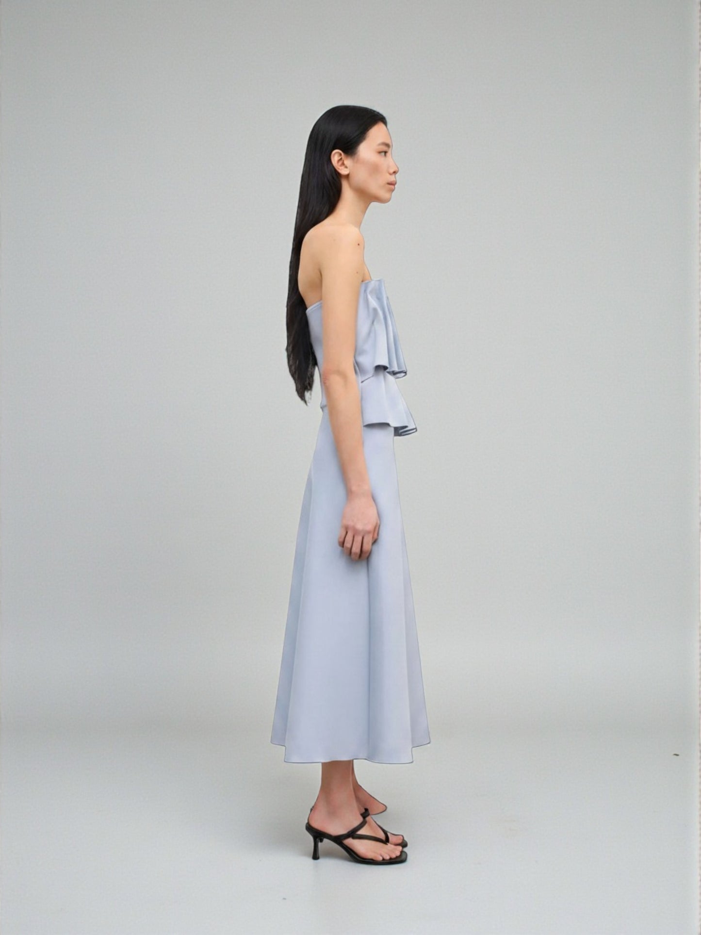 Midikleid in Hellblau
