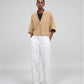 Kurze Strickjacke Camel