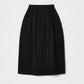 House of Dagmar Pleated Curved Rock Schwarz als Freisteller