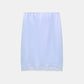 Rock Seide in Blau mit Spitze