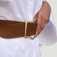 Gürtel Veloursleder Braun