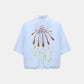 Dorothee Schumacher Floral Power Bluse Signature Print als Freisteller