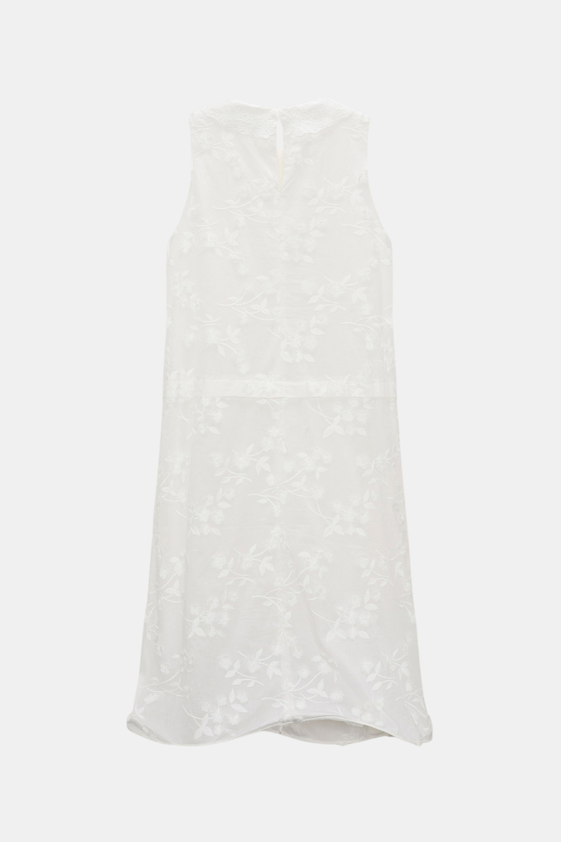 Dorothee Schumacher Light Volumes Kleid Weiß als Freisteller von hinten