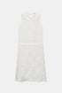 Dorothee Schumacher Light Volumes Kleid Weiß als Freisteller von vorne