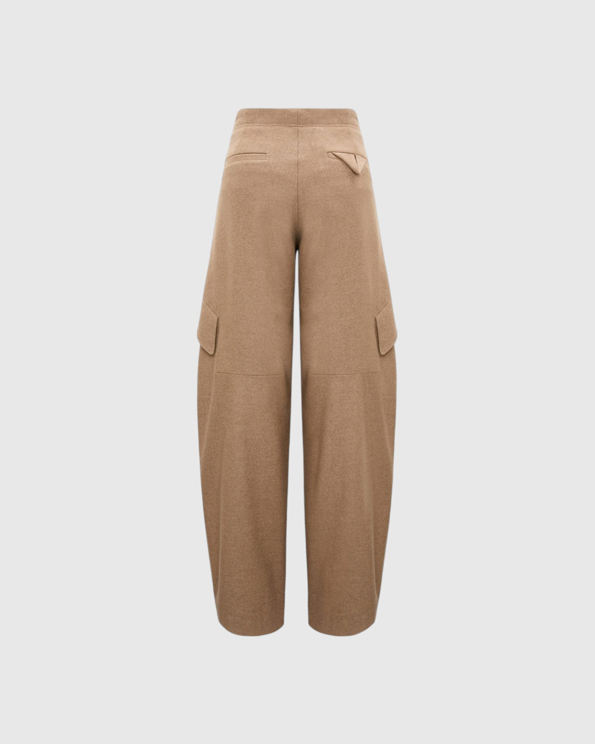 Barrel-Hose mit Cargotaschen Beige