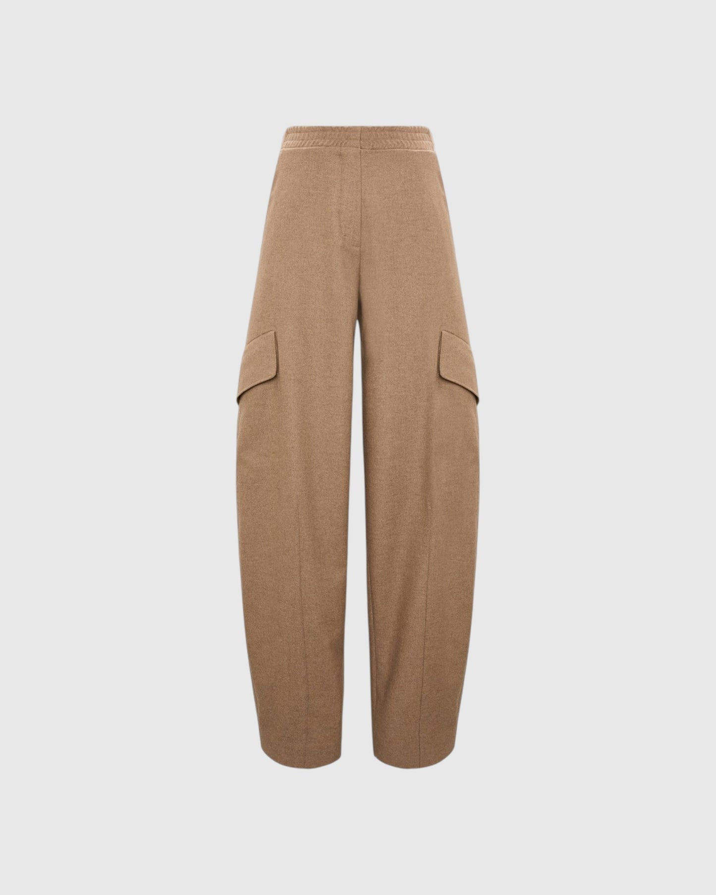 Barrel-Hose mit Cargotaschen Beige