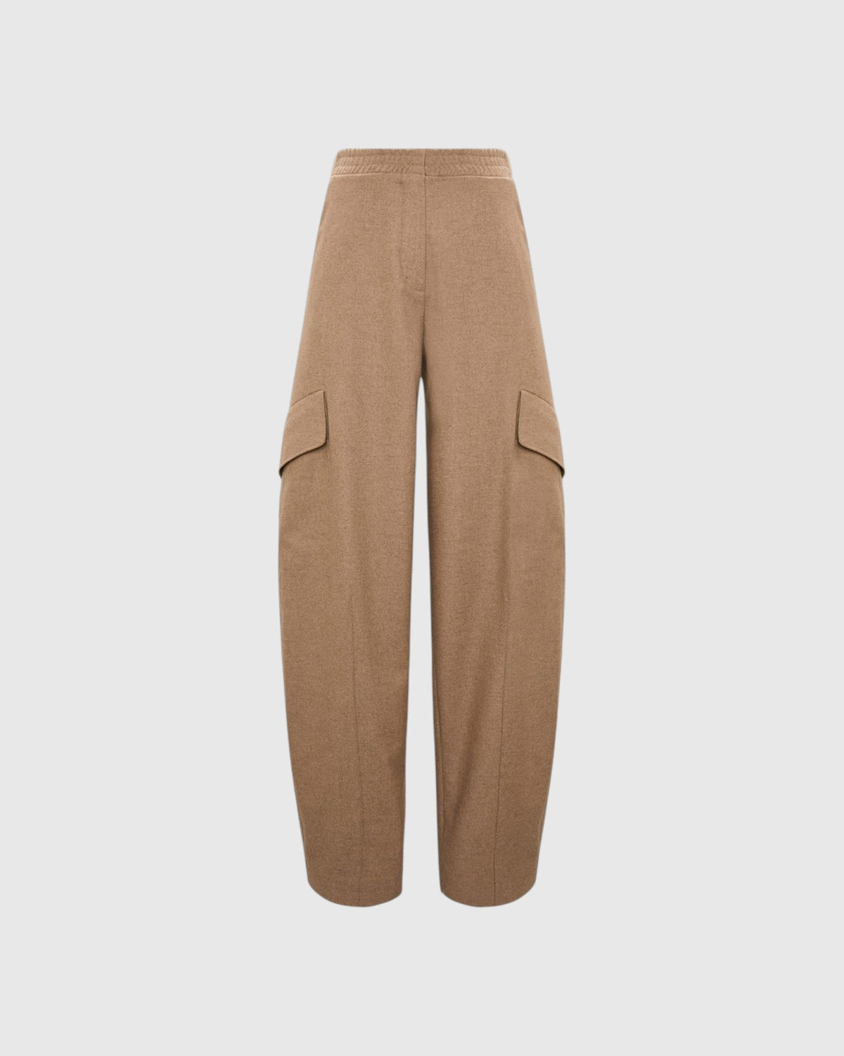 Barrel-Hose mit Cargotaschen Beige