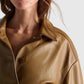 Lederjacke mit Taillengürtel