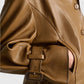 Lederjacke mit Taillengürtel