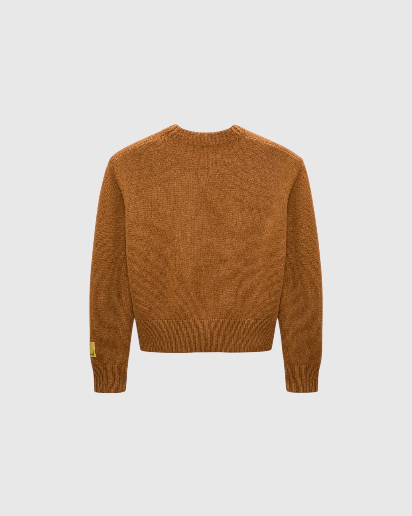 Dorothee Schumacher Love-Label Pullover in Saffron von hinten als Freisteller