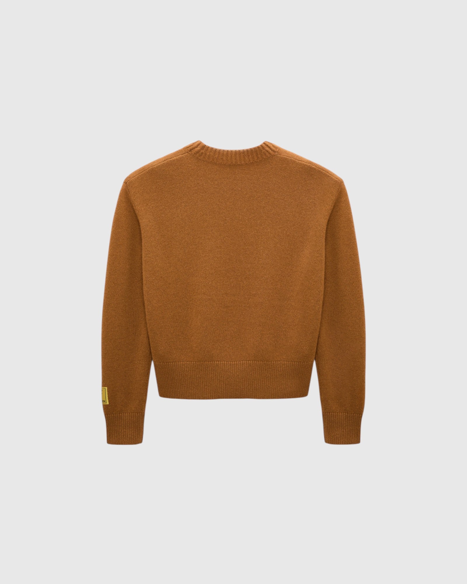 Dorothee Schumacher Love-Label Pullover in Saffron von hinten als Freisteller