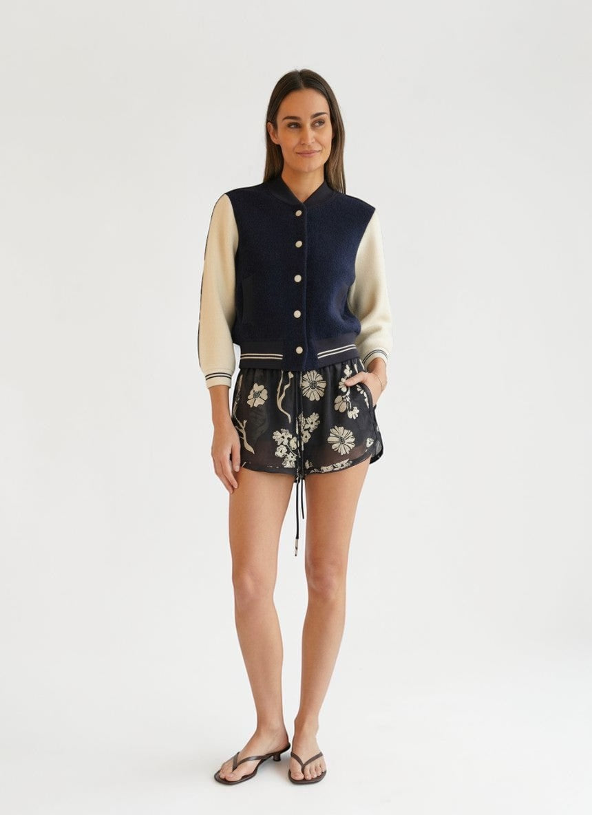 Floral Daydream Shorts Dunkelblau