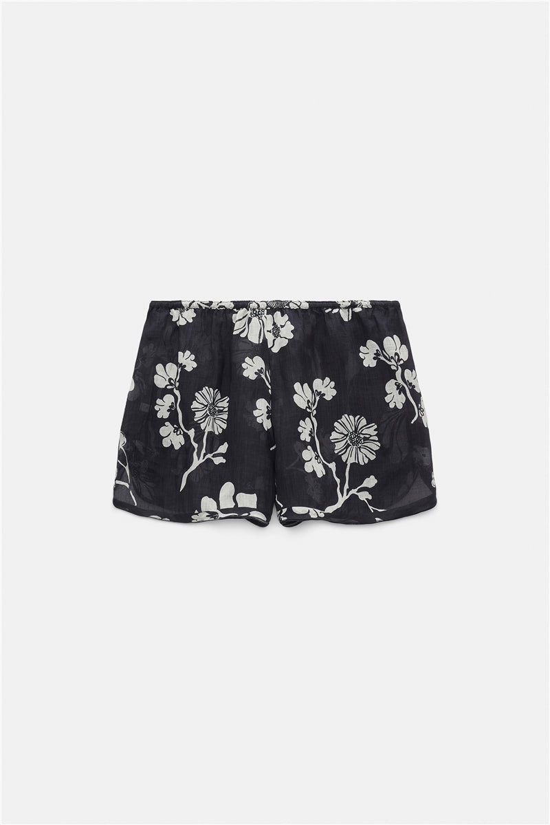 Floral Daydream Shorts Dunkelblau