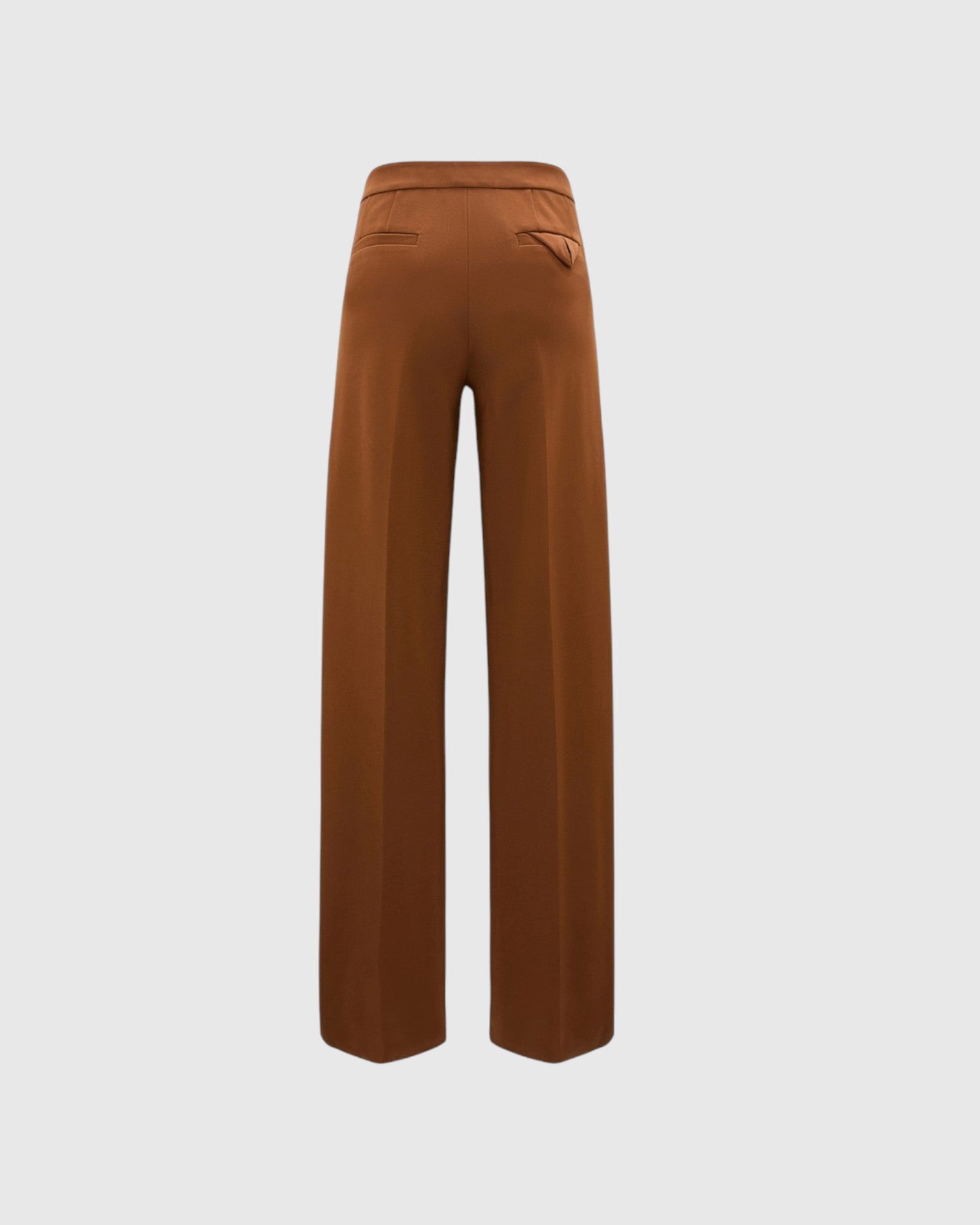 Wide-Leg-Hose Warmes Braun