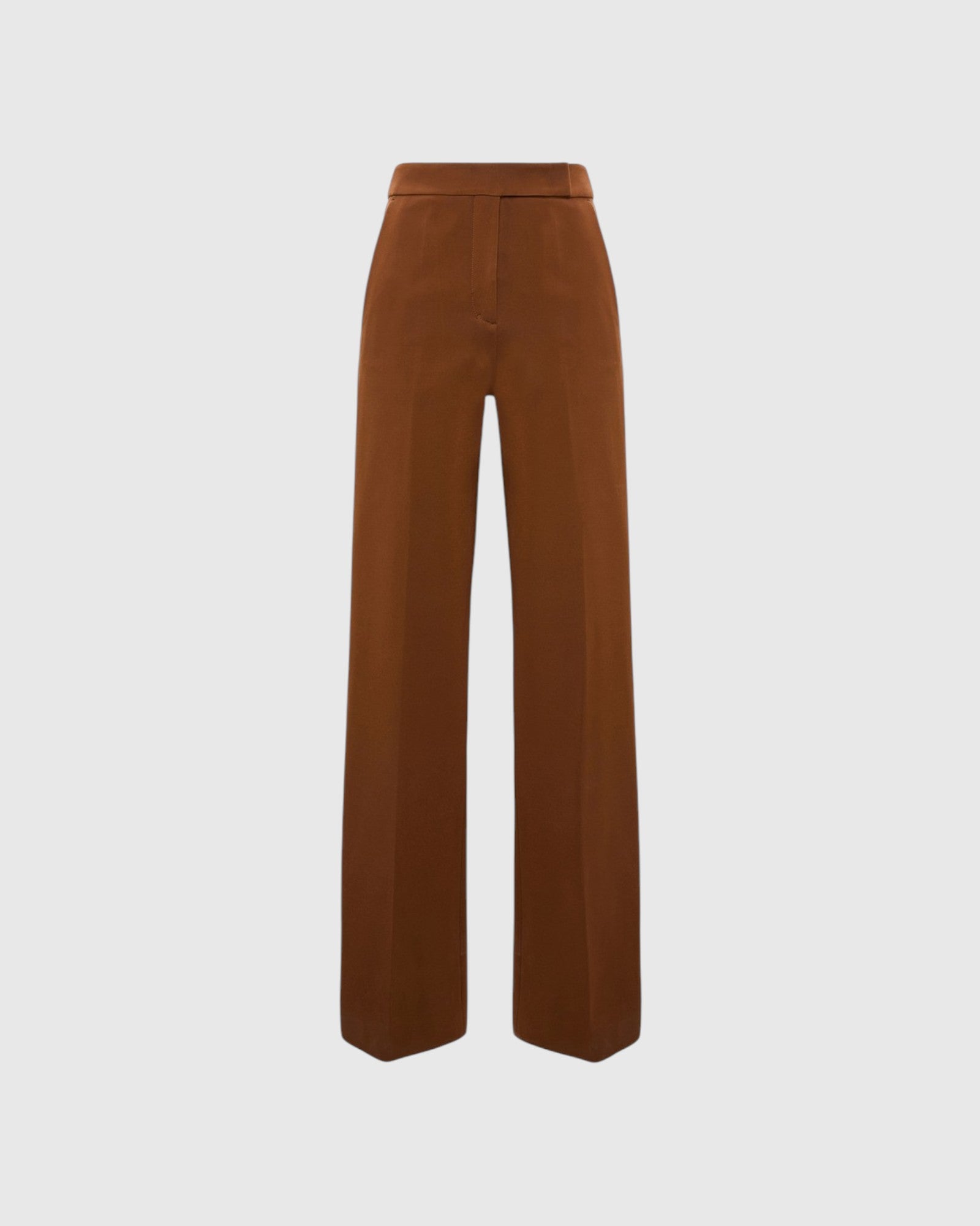 Wide-Leg-Hose Warmes Braun