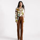 Bluse mit Signature-Pilzprint