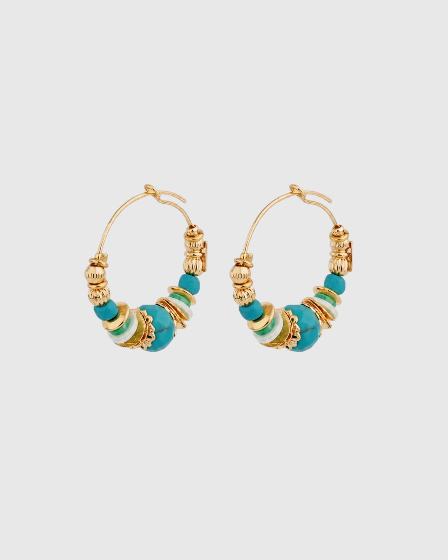 Aloha Mini Creolen Gold Multicolor
