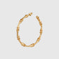 Detail der Gas Bijoux Creolen Bambou Large in Gold als Freisteller