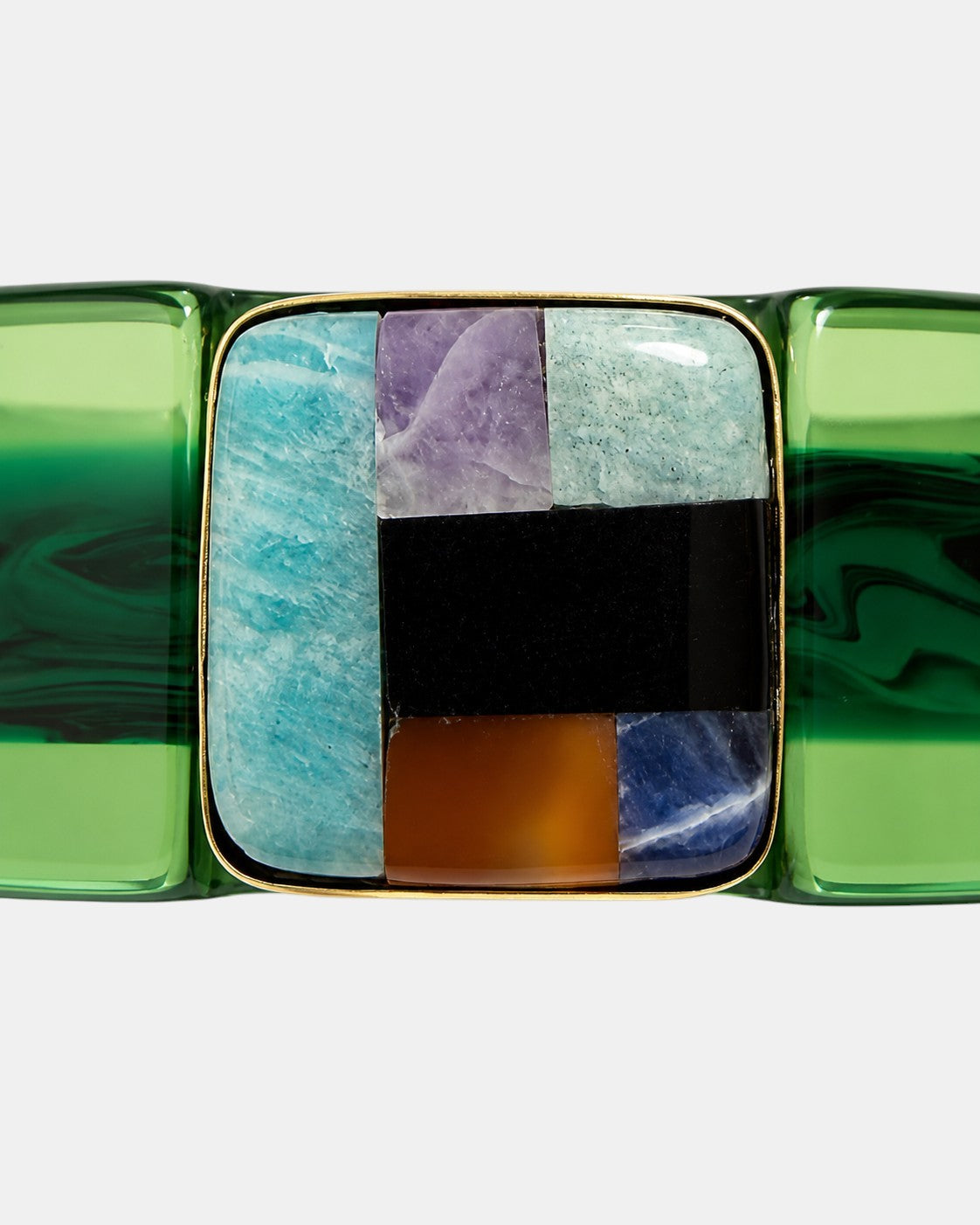 Arty Armband Acetat Grün