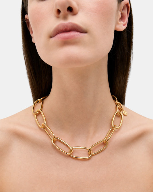 Maille Oval Kette Gold