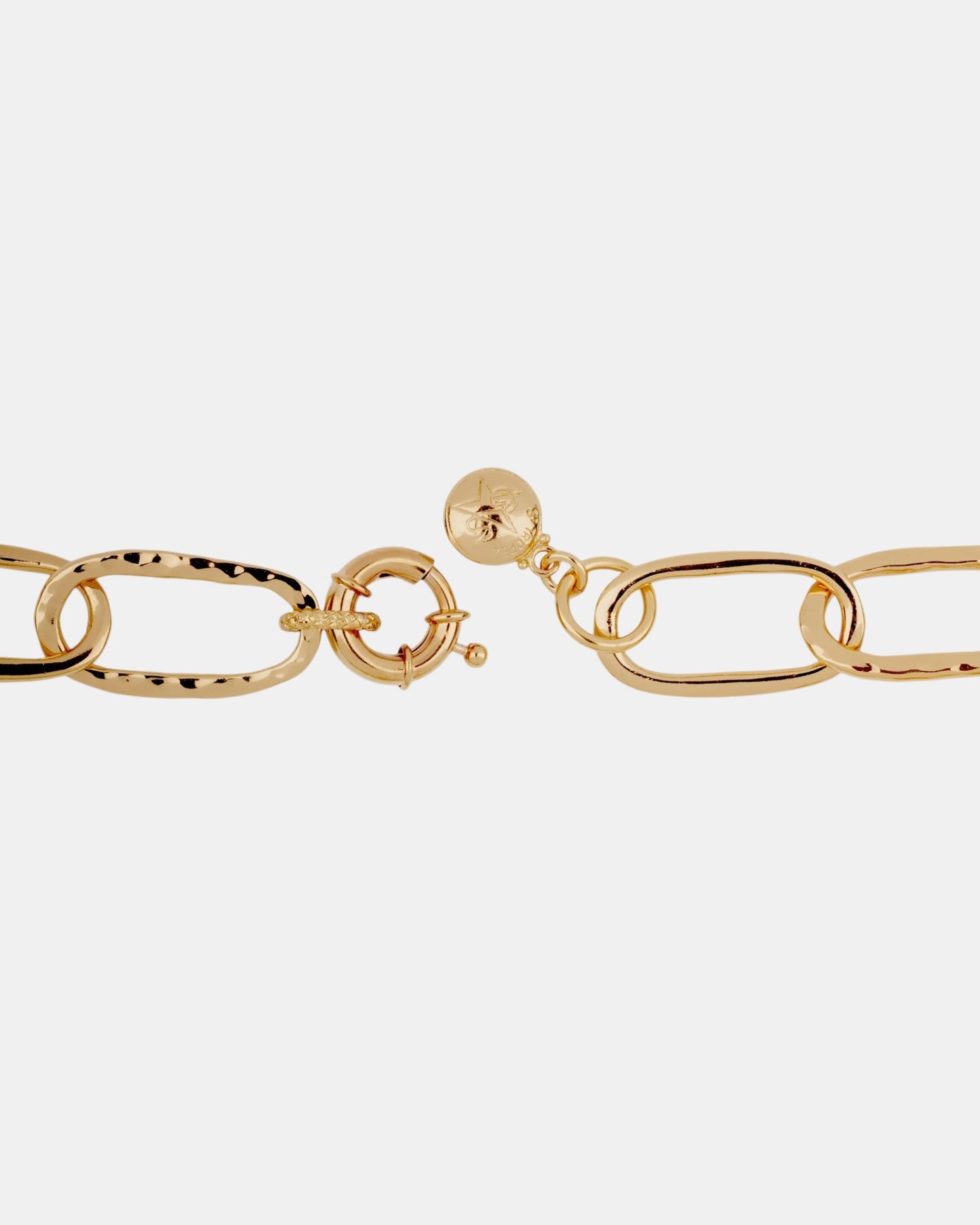 Detail der Gas Bijoux Maille Oval Kette in Gold
