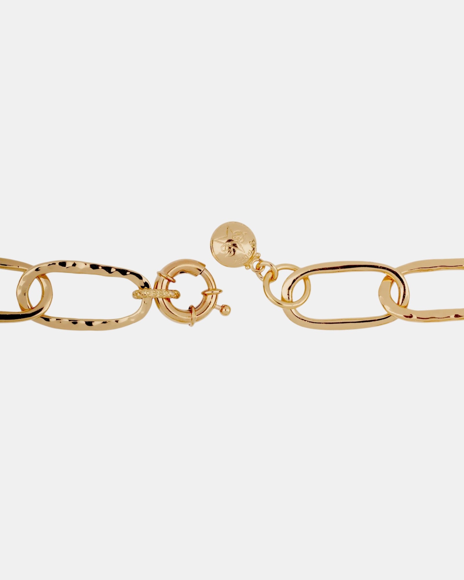 Maille Oval Kette Gold