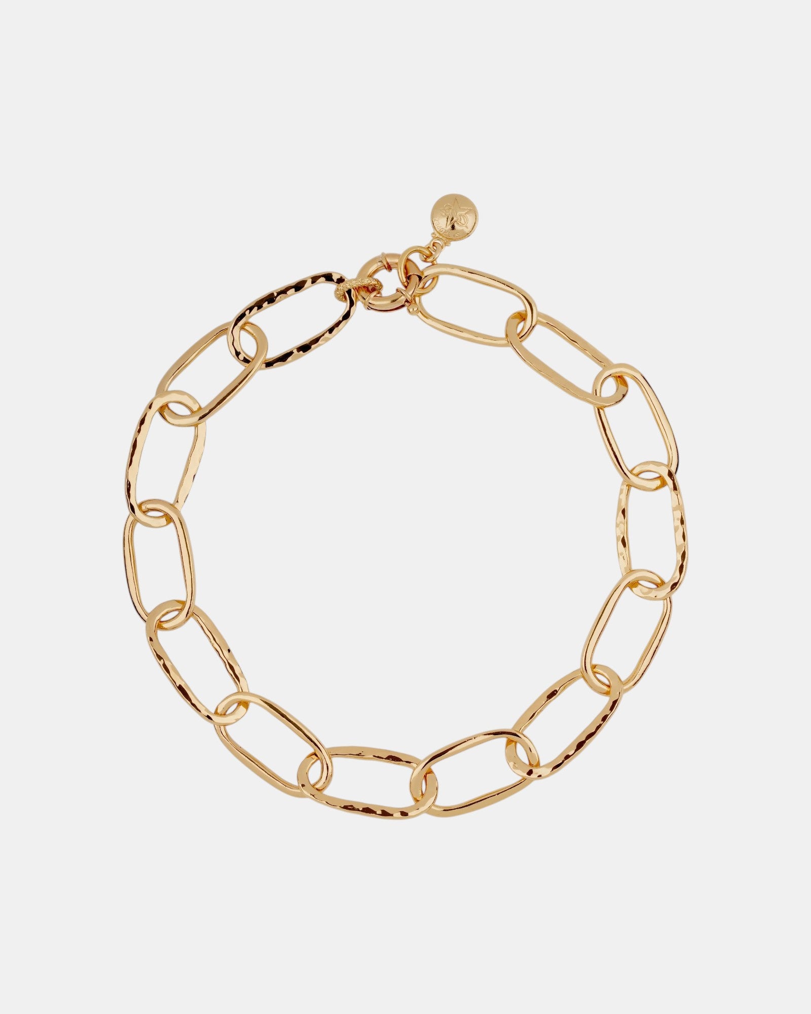 Maille Oval Kette Gold
