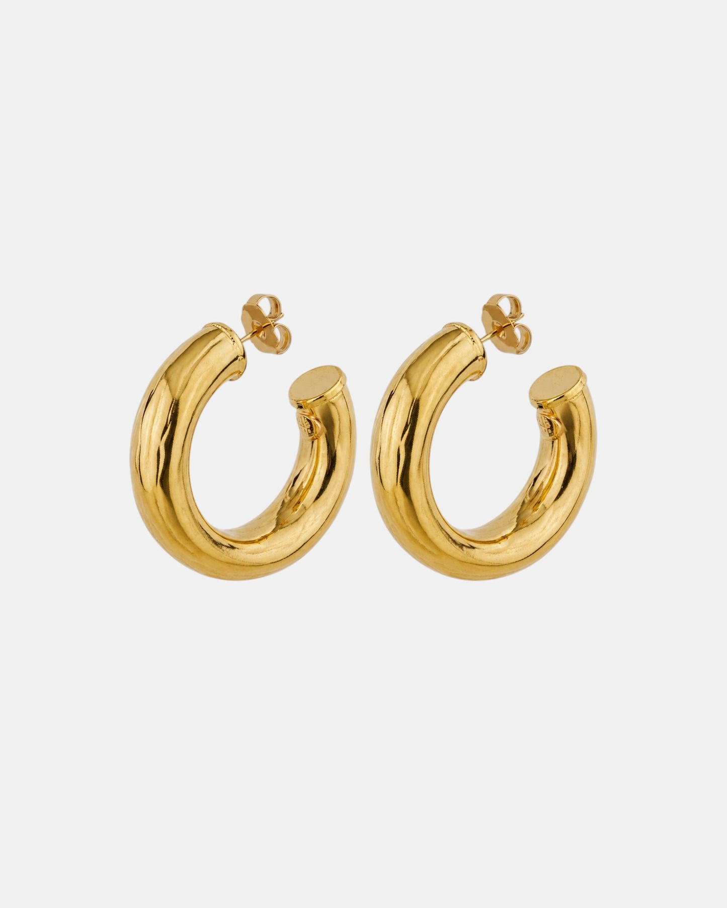 Gas Bijoux Turner Creolen Gold als Freisteller