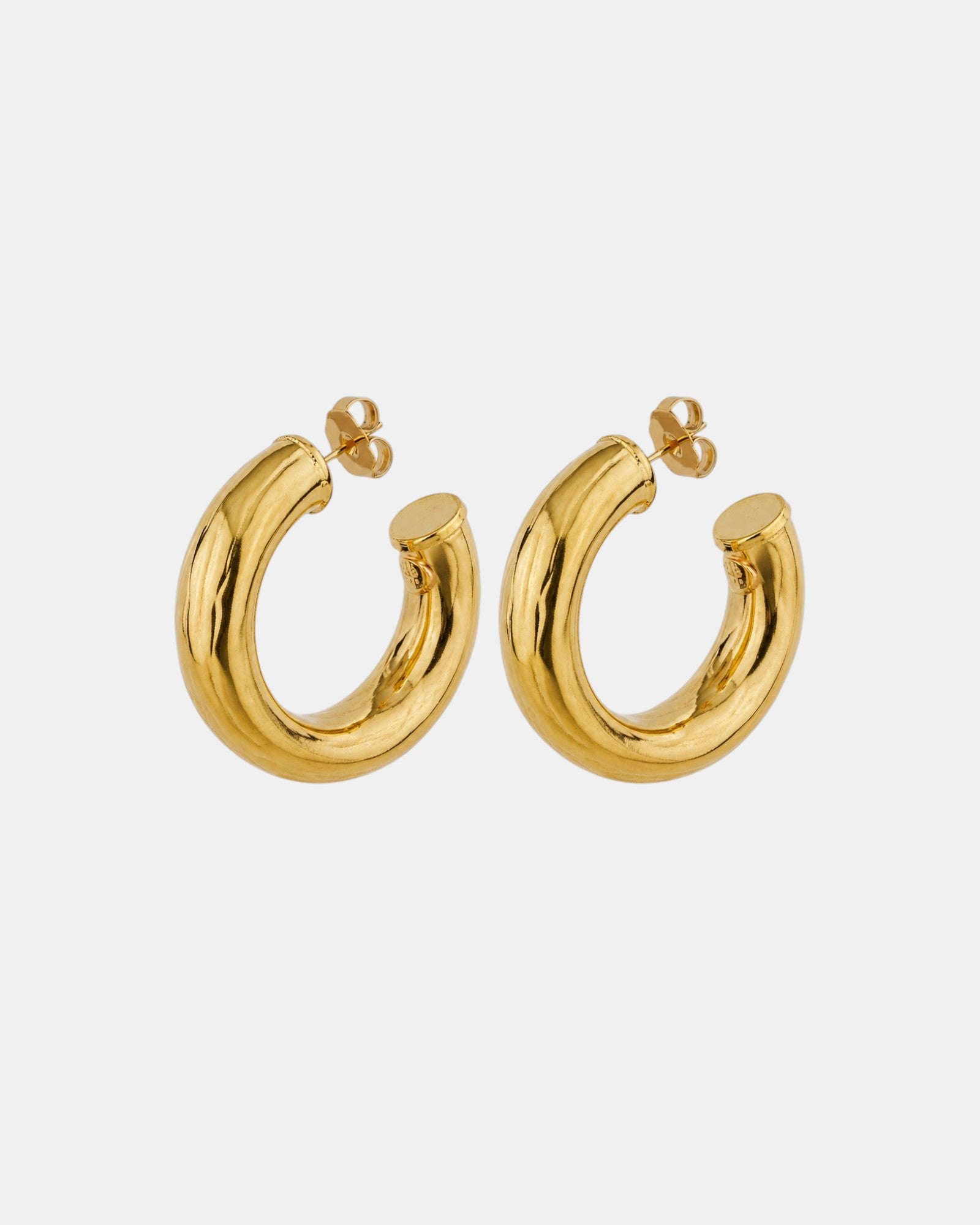 Gas Bijoux Turner Creolen Gold als Freisteller