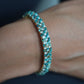 Izilda Strassarmband Grün