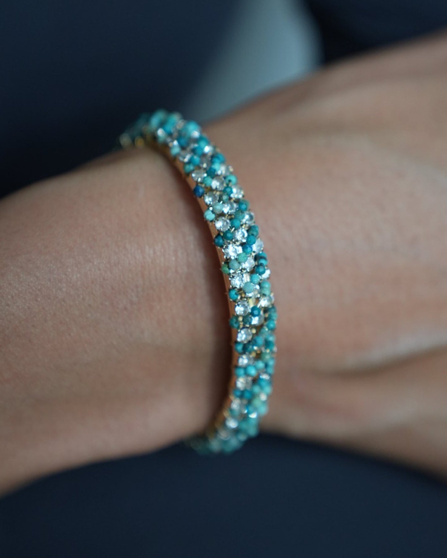 Izilda Strassarmband Grün