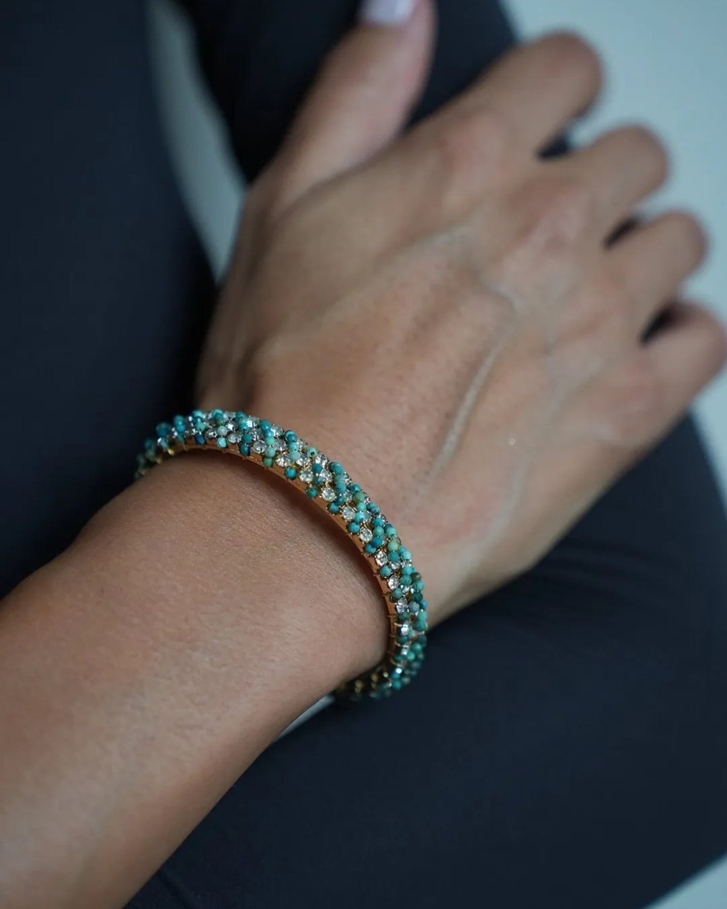 Izilda Strassarmband Grün