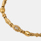 Detail der Gas Bijoux Kali Kette in Gold mit verzierten Gliedern