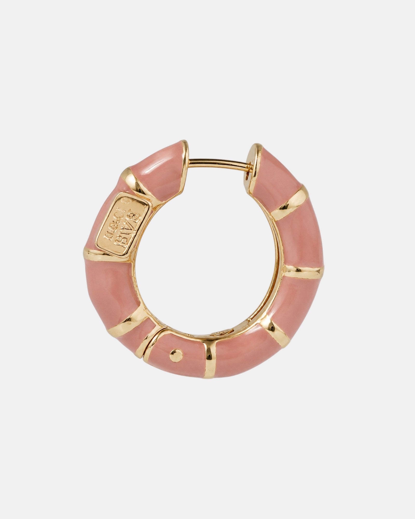 Bambou Mini Creolen Rosa