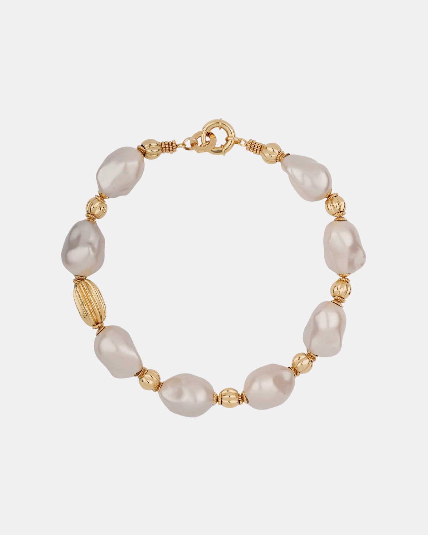 Miwa Kette Perlmutt Gold