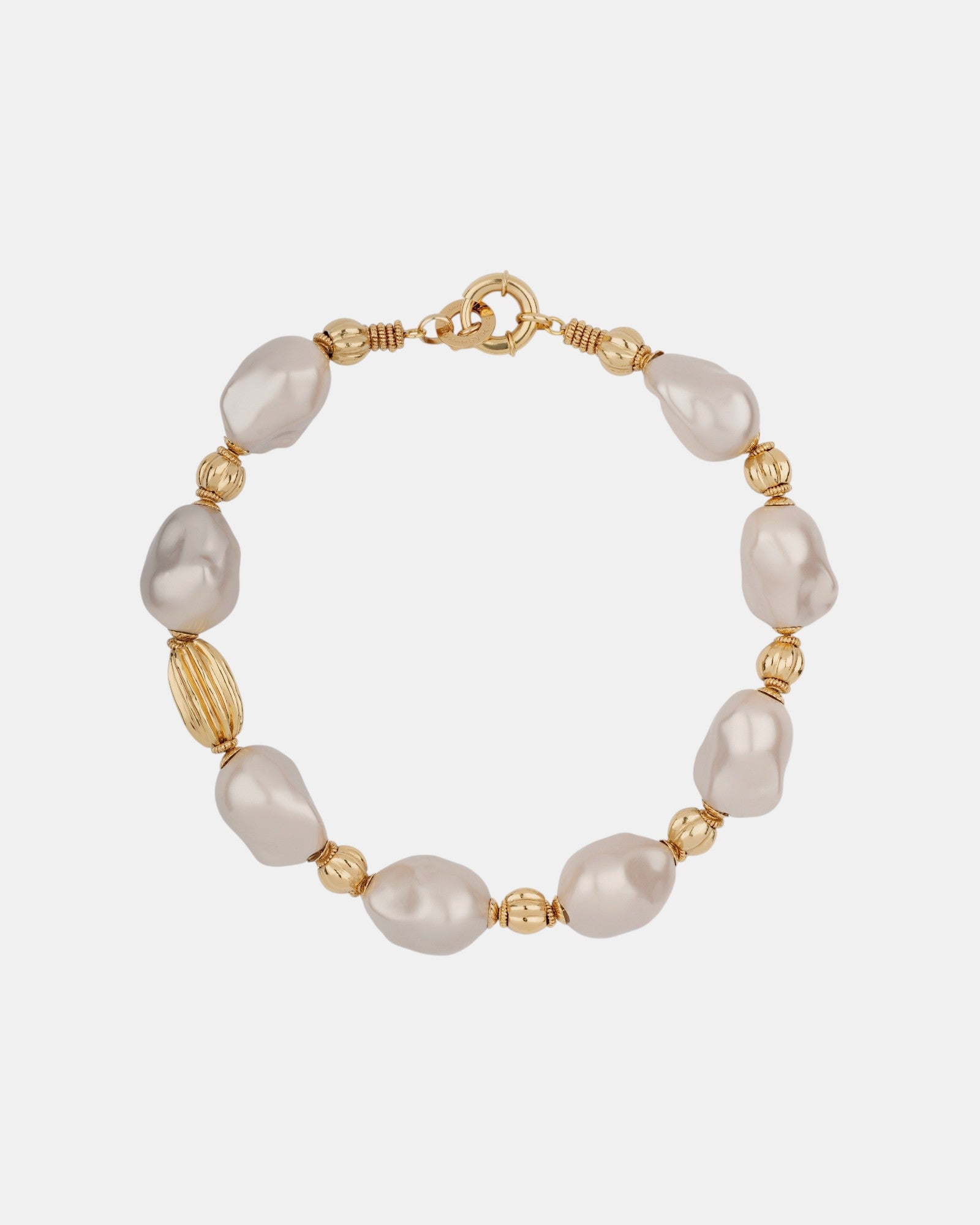 Miwa Kette Perlmutt Gold