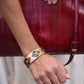 Gas Bijoux Raffia Armband in Natur und Schwarz im getragenen Styling