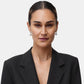 Lié Studio Caroline Ohrringe Silber im getragenen Styling