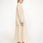 By Malene Birger Derris Voile Bluse Polka Dot Creme im getragenen Styling mit passendem Rock