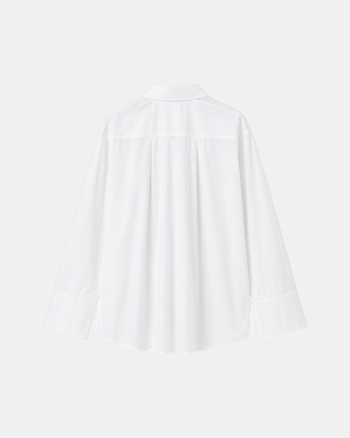 Weiße Baumwollbluse