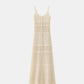 Strickkleid Creme mit Rückenausschnitt