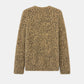 Rabanne Cardigan mit Punkten in Beige von hinten getragen