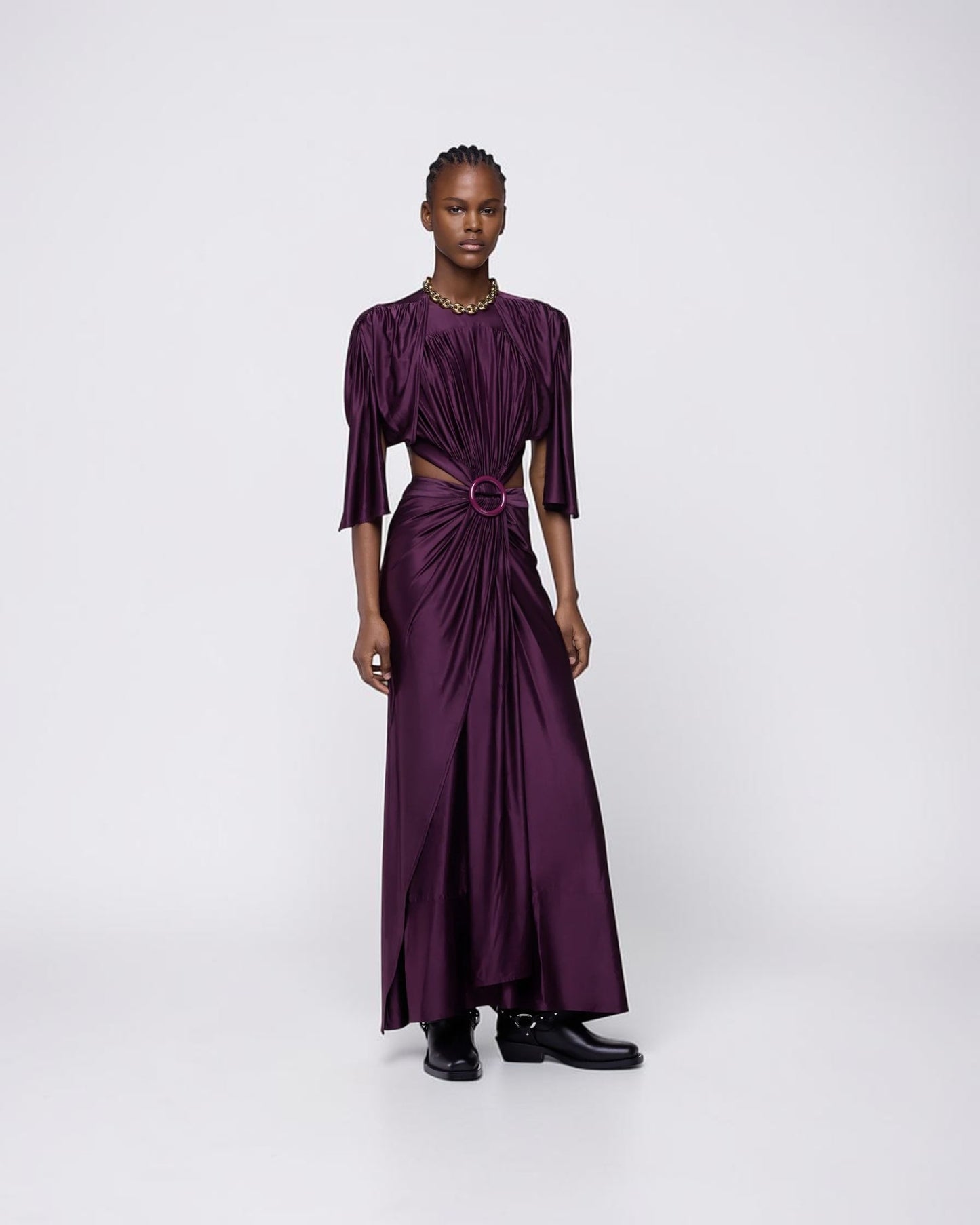 Jerseykleid mit Ring