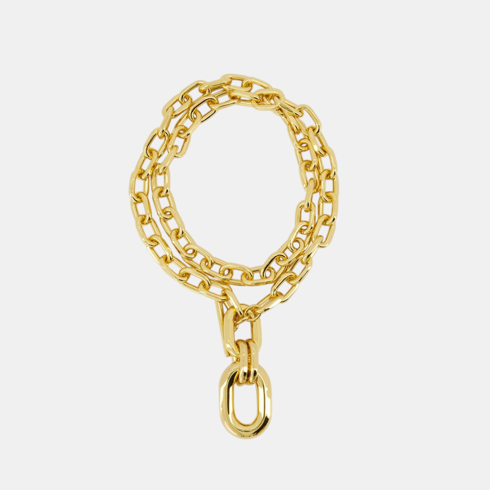 Double XL Link Halskette Gold