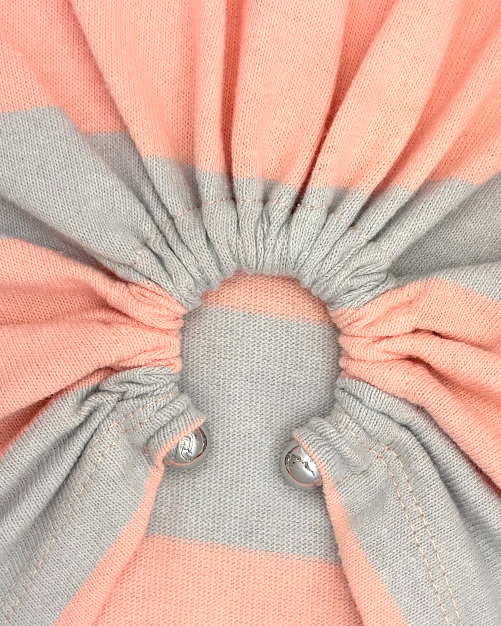 Ring T-Shirt Grau Pfirsich