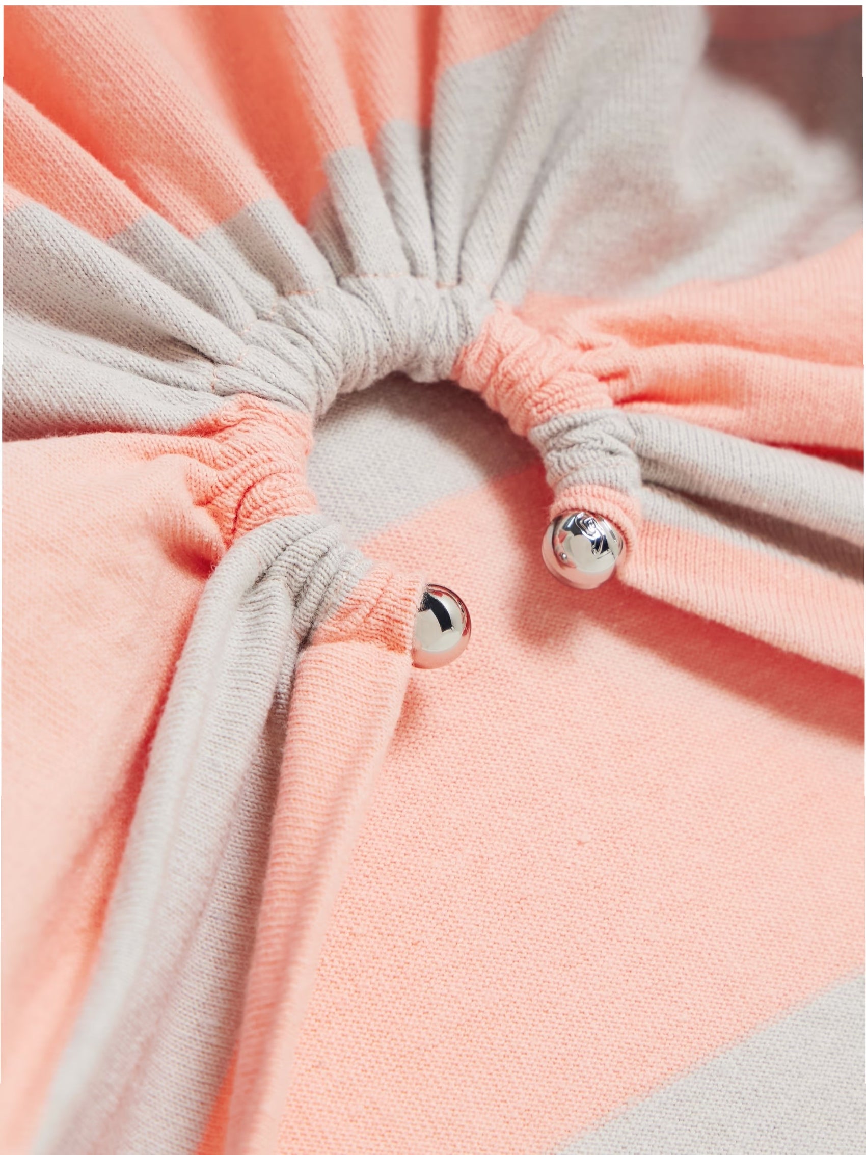 Ring T-Shirt Grau Pfirsich