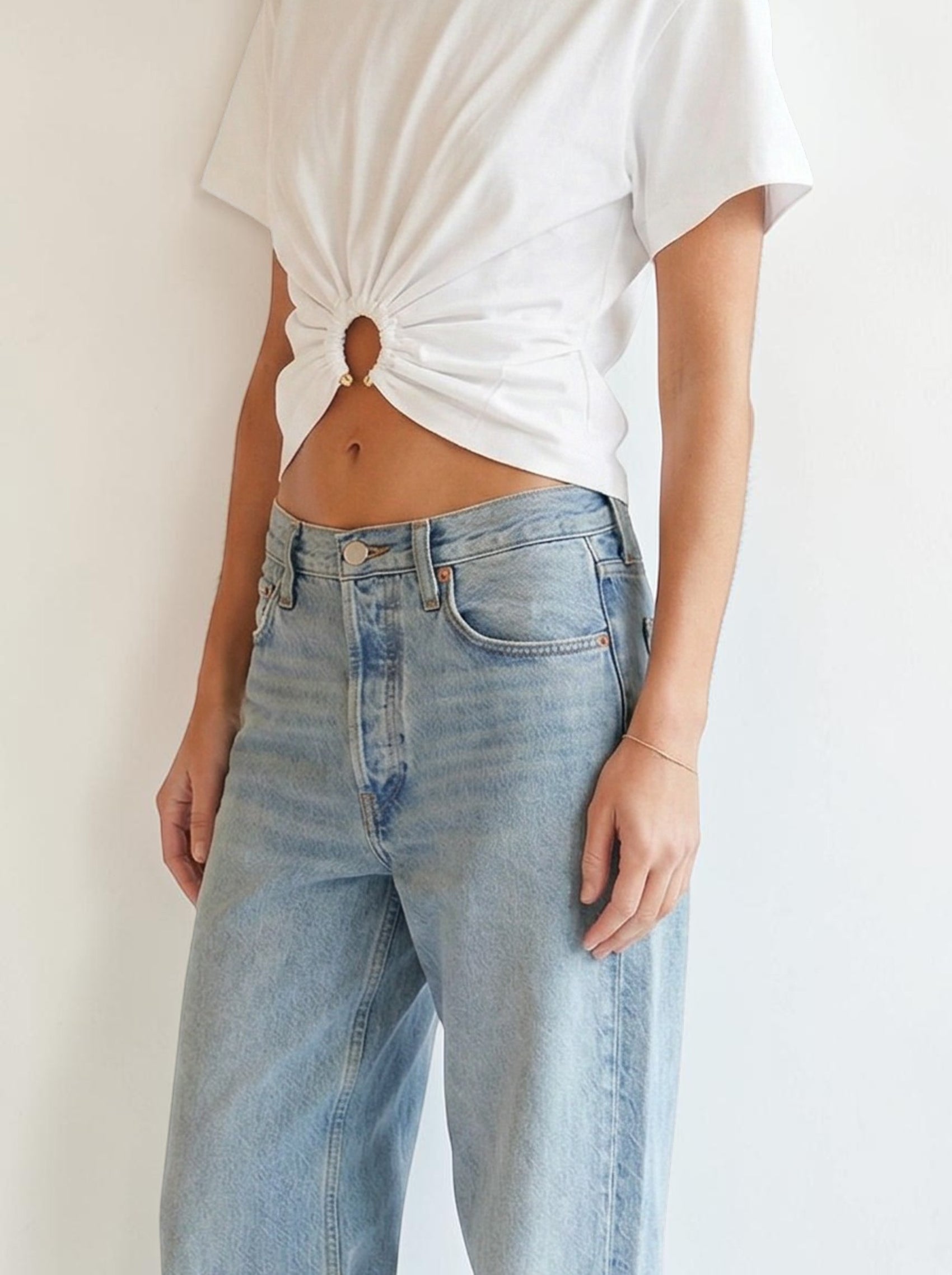 Ring T-Shirt Weiß