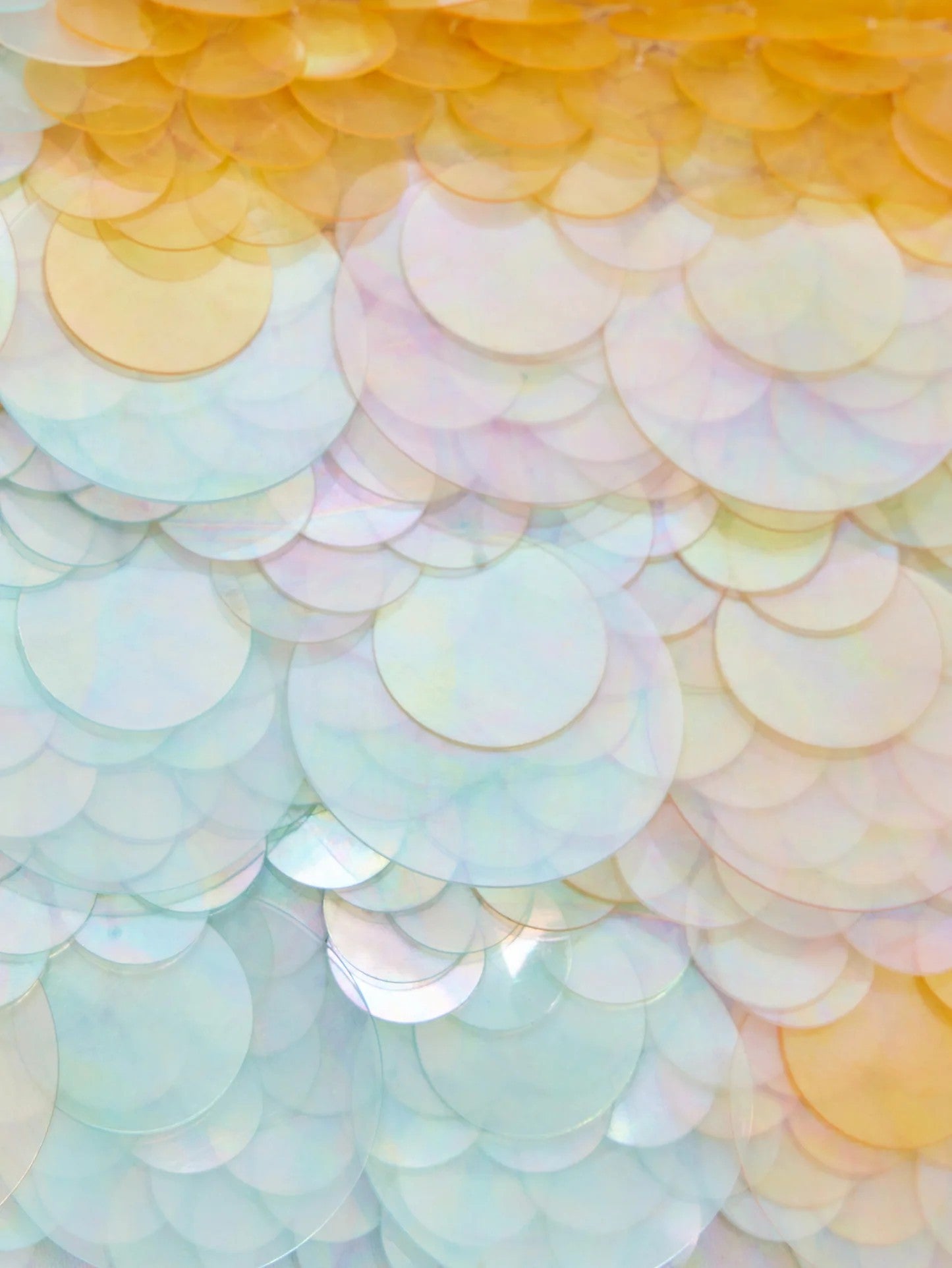 Paillettentasche Multicolour Pastell