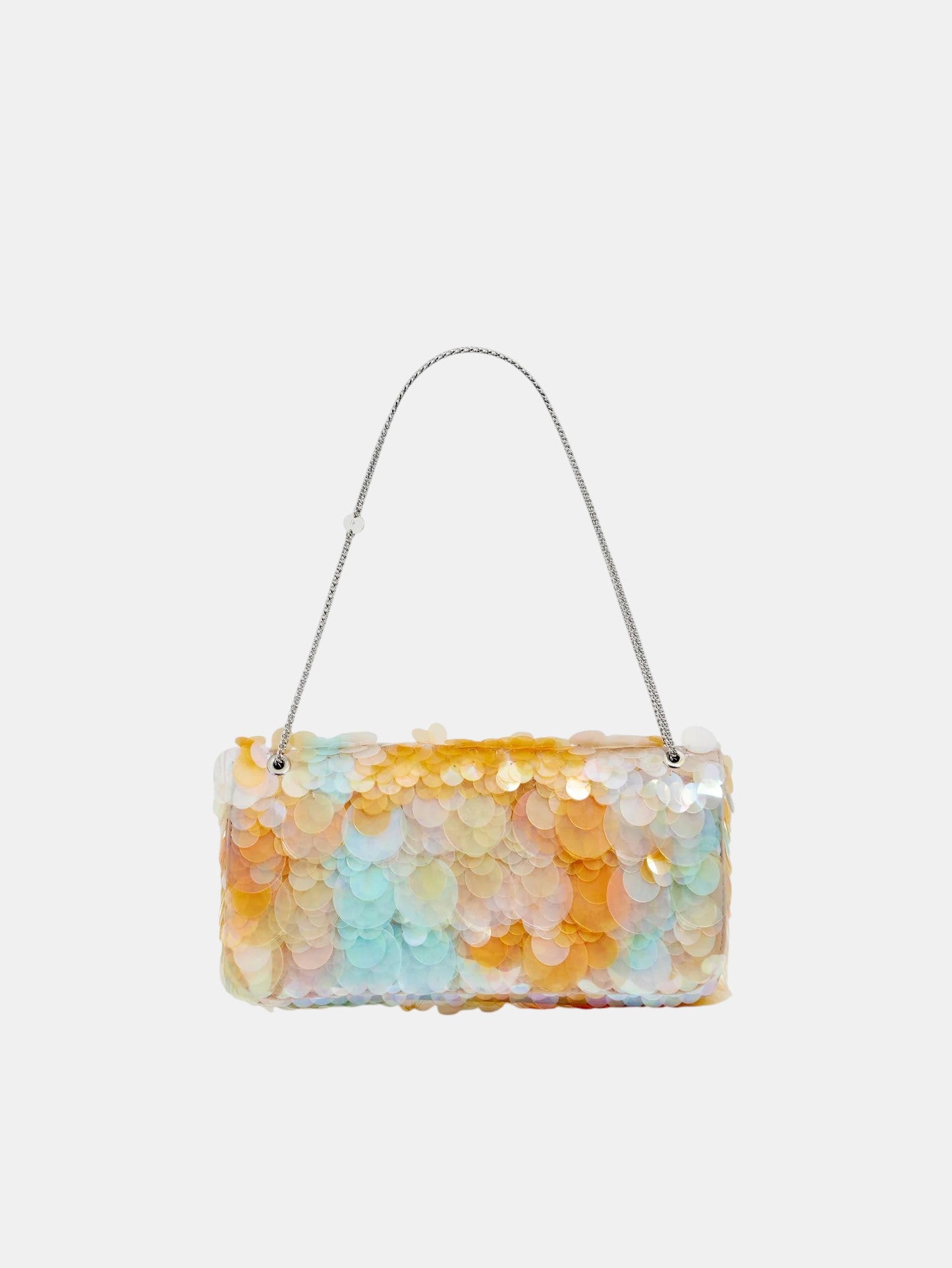 Paillettentasche Multicolour Pastell